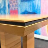 Ensemble exclusif de table à manger comprenant 6 chaises cantilever