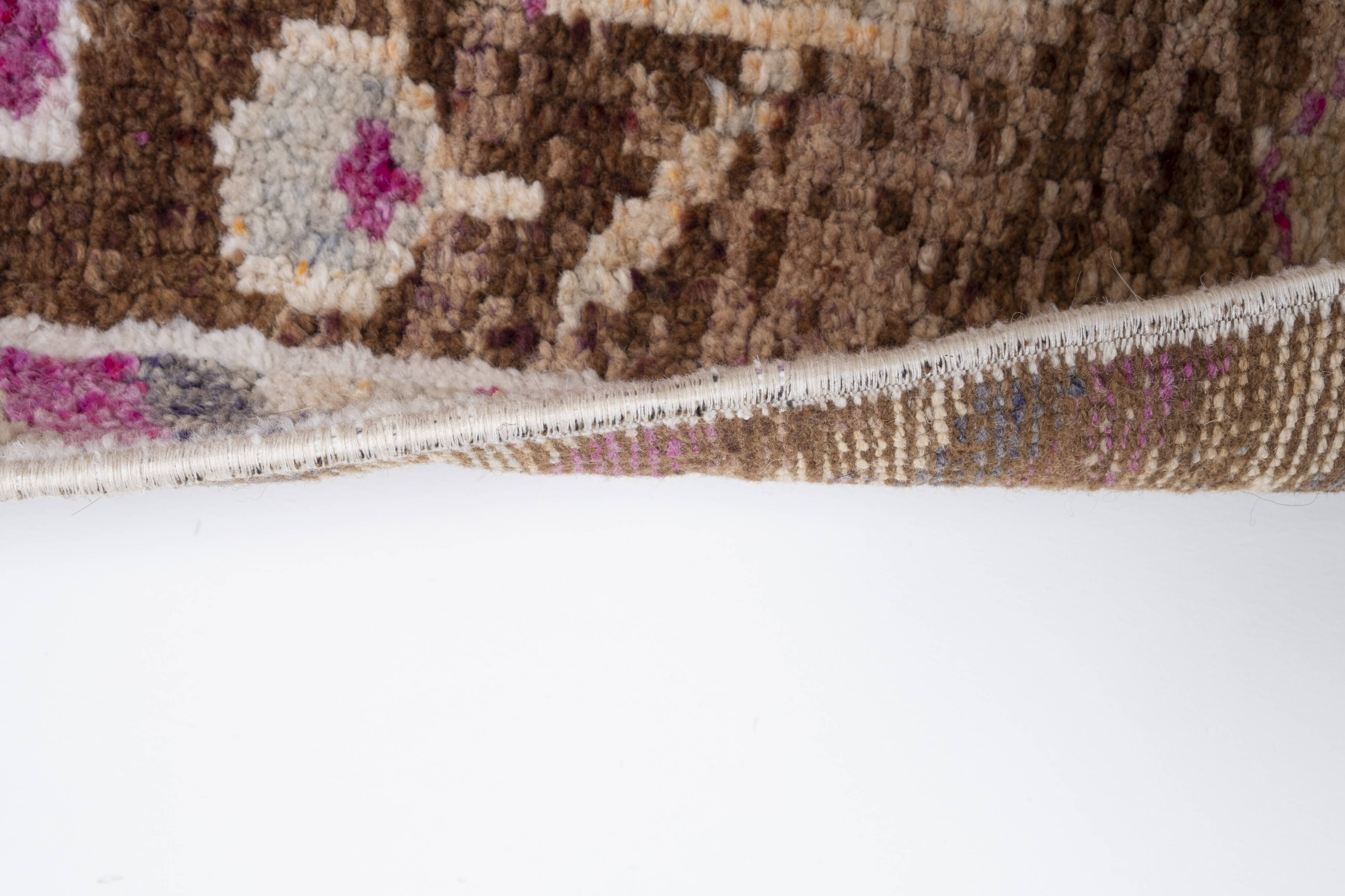 Tapis noué à la main turc vintage 83x287 cm