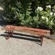 Paire de bancs pliants