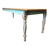 Fir draper table patina mint water