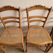 Set of 4 Louis XVI flying chairs