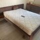 Lit Vintage Teck et velours