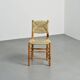 Set of 6 Bauche model chairs by Charlotte Perriand, circa 1960.