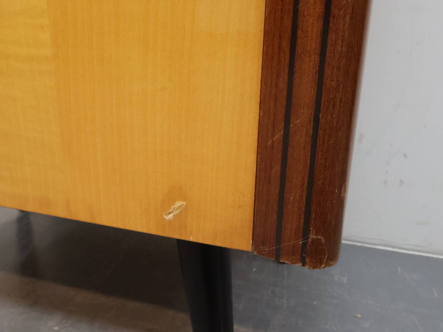 Set vintage nachtkastjes