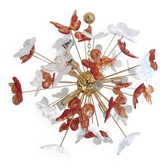 Lustre en verre de Murano