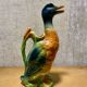Pichet en barbotine, Canard, manufacture St Clement