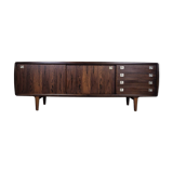 H.P. Hansen vintage rosewood Danish sideboard, TV cabinet 60s