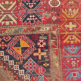 Antique carpet chirwan daghistan handmade 177x350 cm