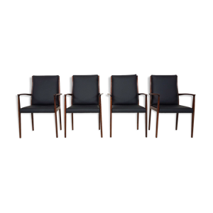 Lot de 4 fauteuils en