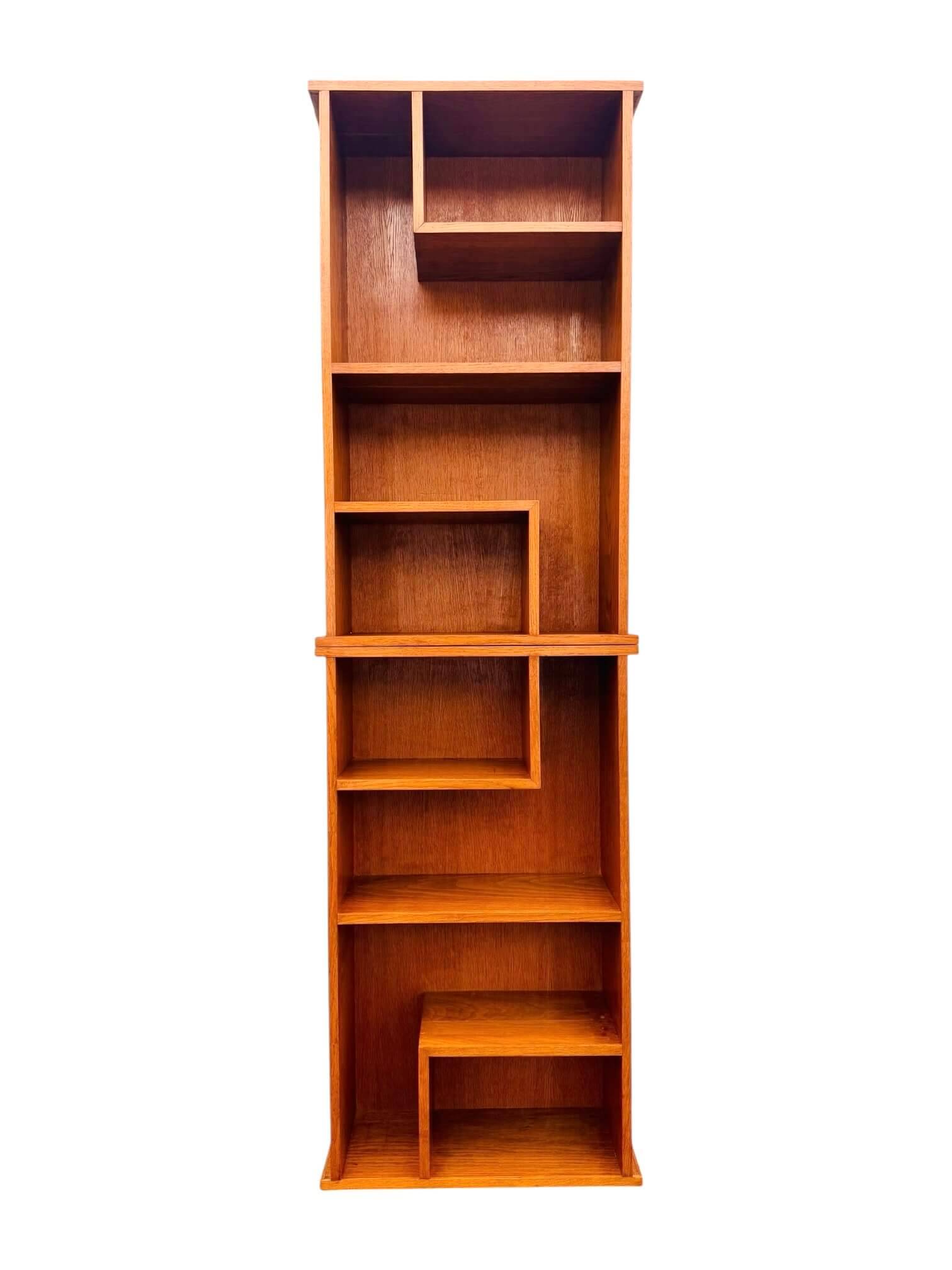 Two vintage asymmetrical storage units