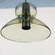 Lampe à suspension en verre rare de Limburg, années 1970
