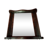Old wooden mirror