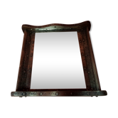 Ancien miroir bois