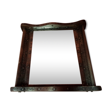 Ancien miroir bois