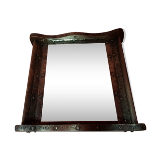 Ancien miroir bois