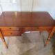 Small minister's desk - 3 drawers - cherry wood - Louis Philippe style