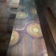 Dining table and 3 Ripples stools by Toyo Ito.