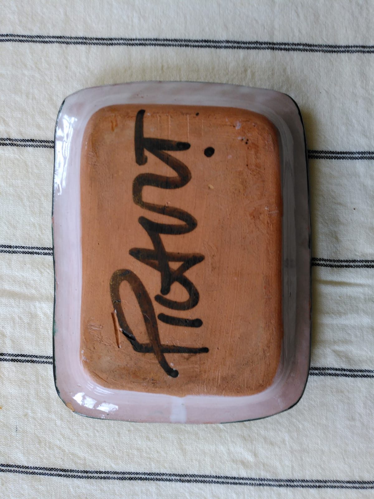 Robert Picault dish signed