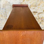 Oak storage unit, splayed legs circa 1950s
