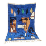 Moroccan rug in natural wool 3x2 m