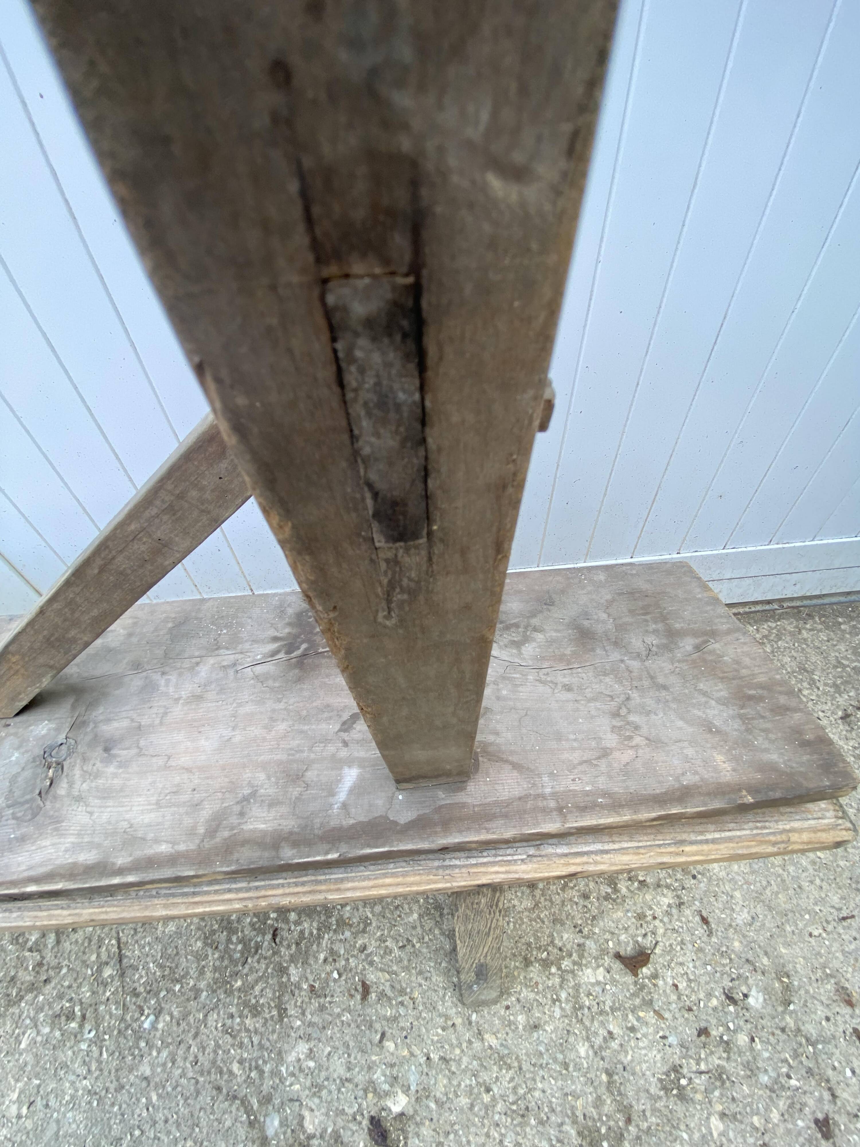 Pair of solid wood farmhouse benches 220cm for rustic farmhouse table.