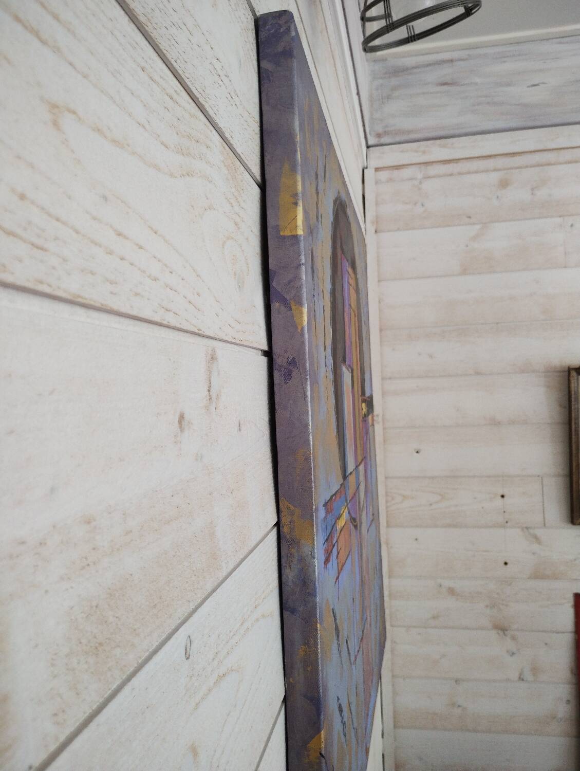 Tableau abstrait huile sur toile