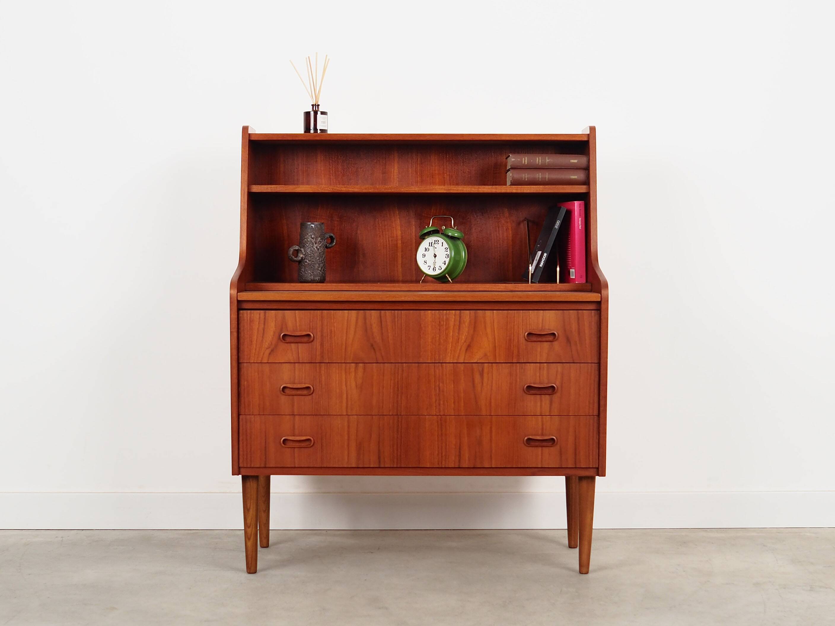 Teak secretary, Danish design, 1970s, production: Denmark