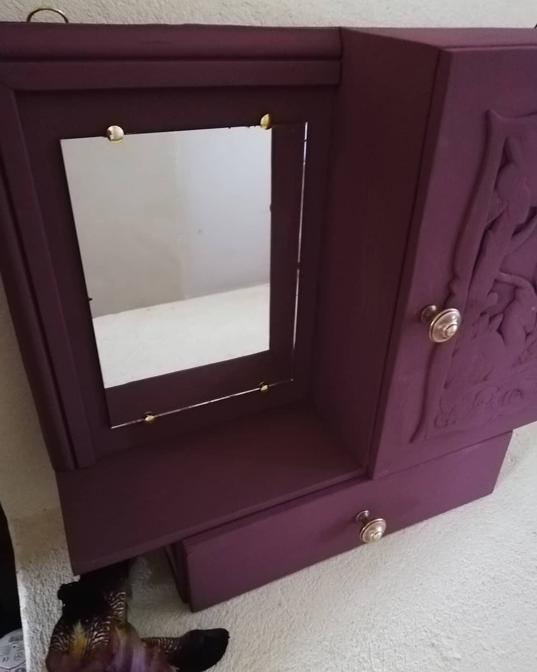 Art Deco toilet cabinet