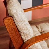 Vintage armchair granola beige 1960