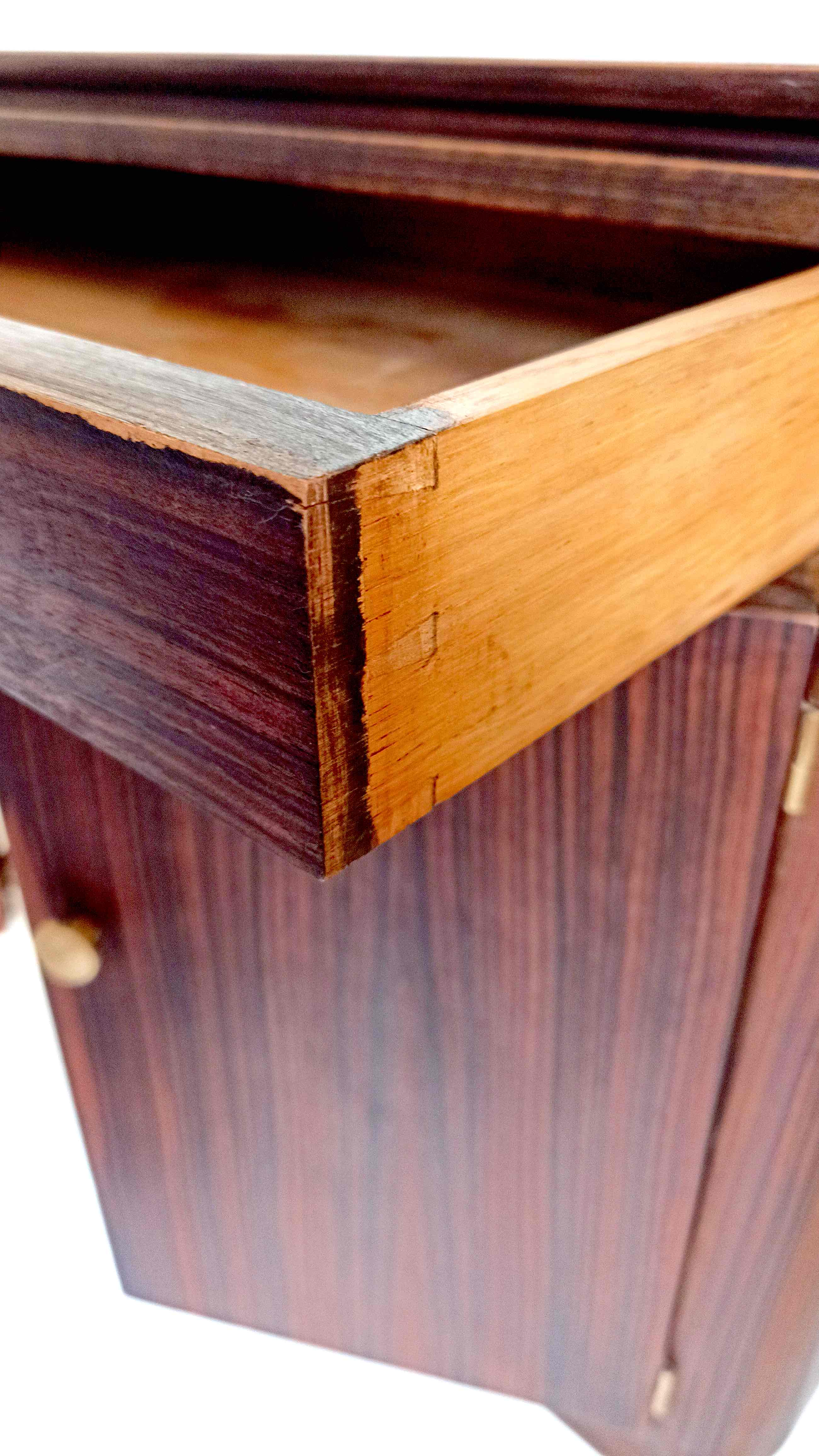 Meuble art déco bois macassar