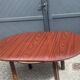 Round table with extensions, Scandinavian design.