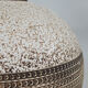Round art deco ceramic lamp besnard style