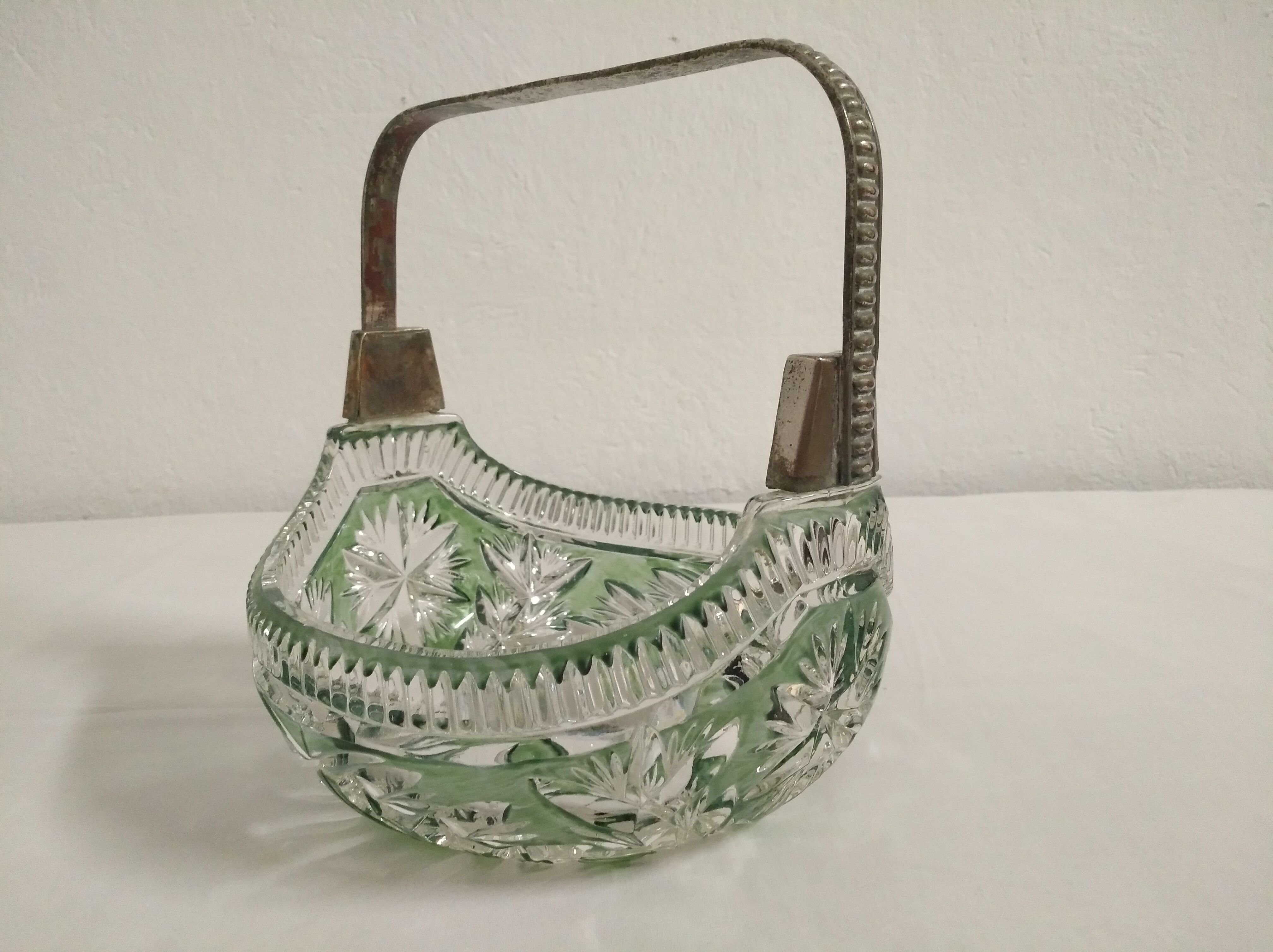 Panière Empty cut glass pockets