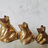 Brass frogs
