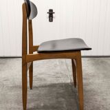 Set of 6 chairs Scandinavian oval back