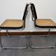 Paire de chaises cannées modèle b32 de Marcel Breuer
