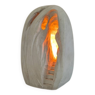Cave lamp in Chavigny stone - Arsène Galisson