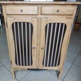 Petit buffet à hauteur d’appui de style louis XV 2 portes 2 tiroirs