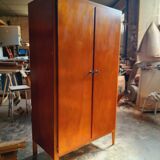 Vintage compass feet school cupboard