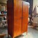 Armoire d'école pieds compas vintage