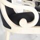 Pair of bone marquetry armchairs
