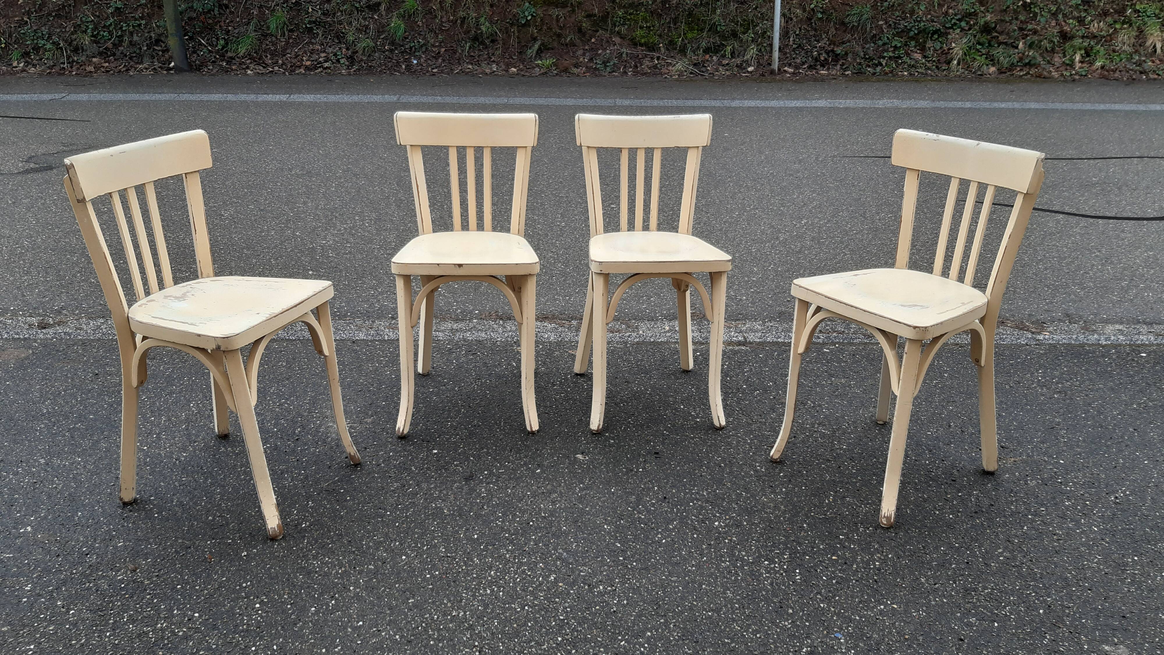 Chaises bistrot campagne shabby chic