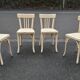 Chaises bistrot campagne shabby chic