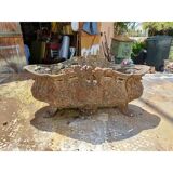 1 cast iron planter from 1900 from Charleville - Mézières, rockery style