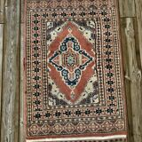 Tapis Pakistanais en laine, ancien, noué main, certifié