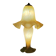 Yellow glass paste mushroom lamp, Art Nouveau style, V. Gifts