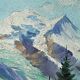 Oil Painting on Panel Vintage Signed CLAUDE SARGUE Landscape 2