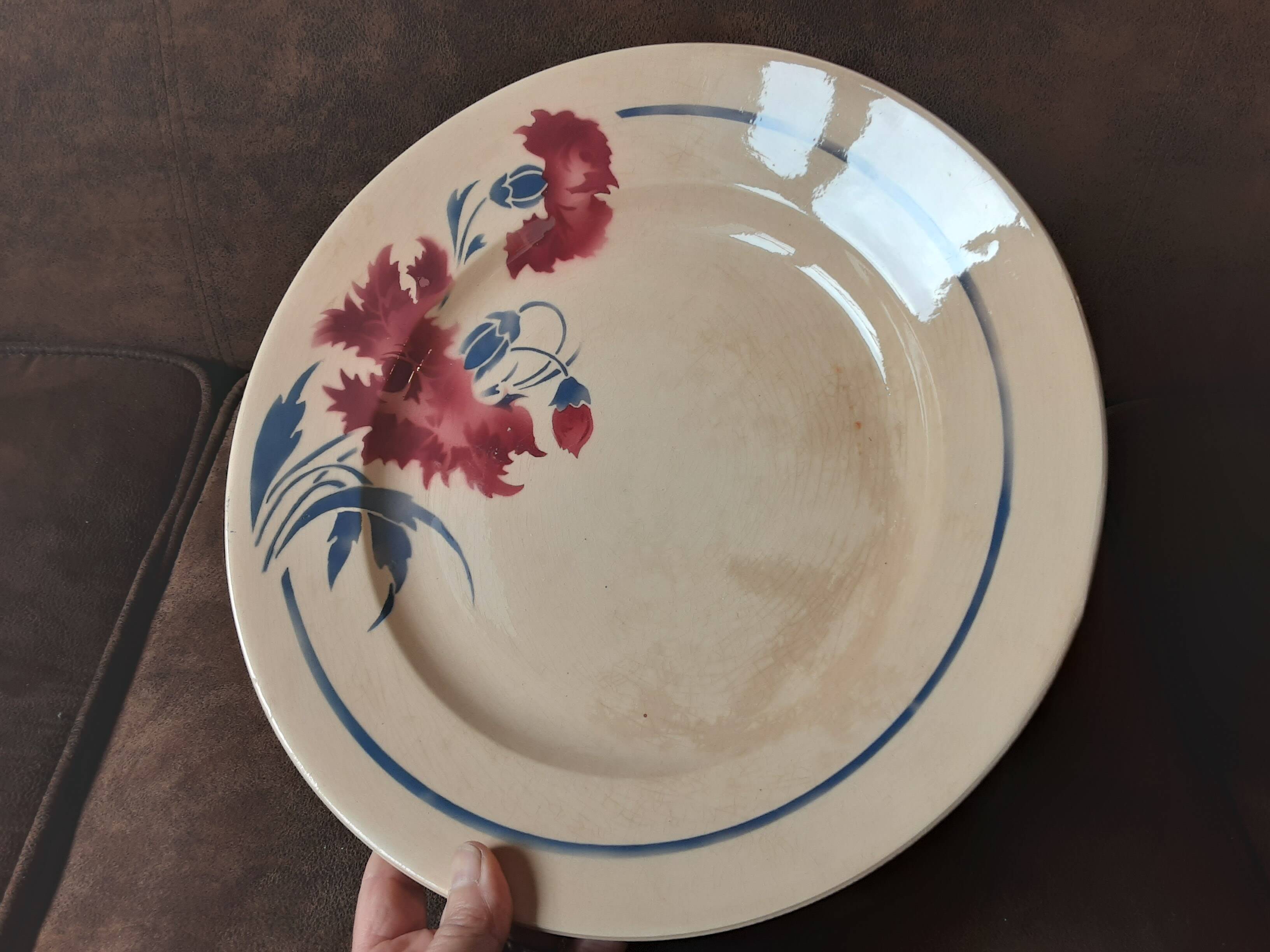 Grand plat  K G Luneville