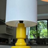 lampe en hêtre peint - Suède années 70/80