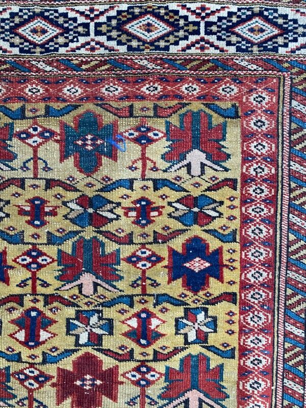 Tapis ancien caucasien chirwan 105x165 cm